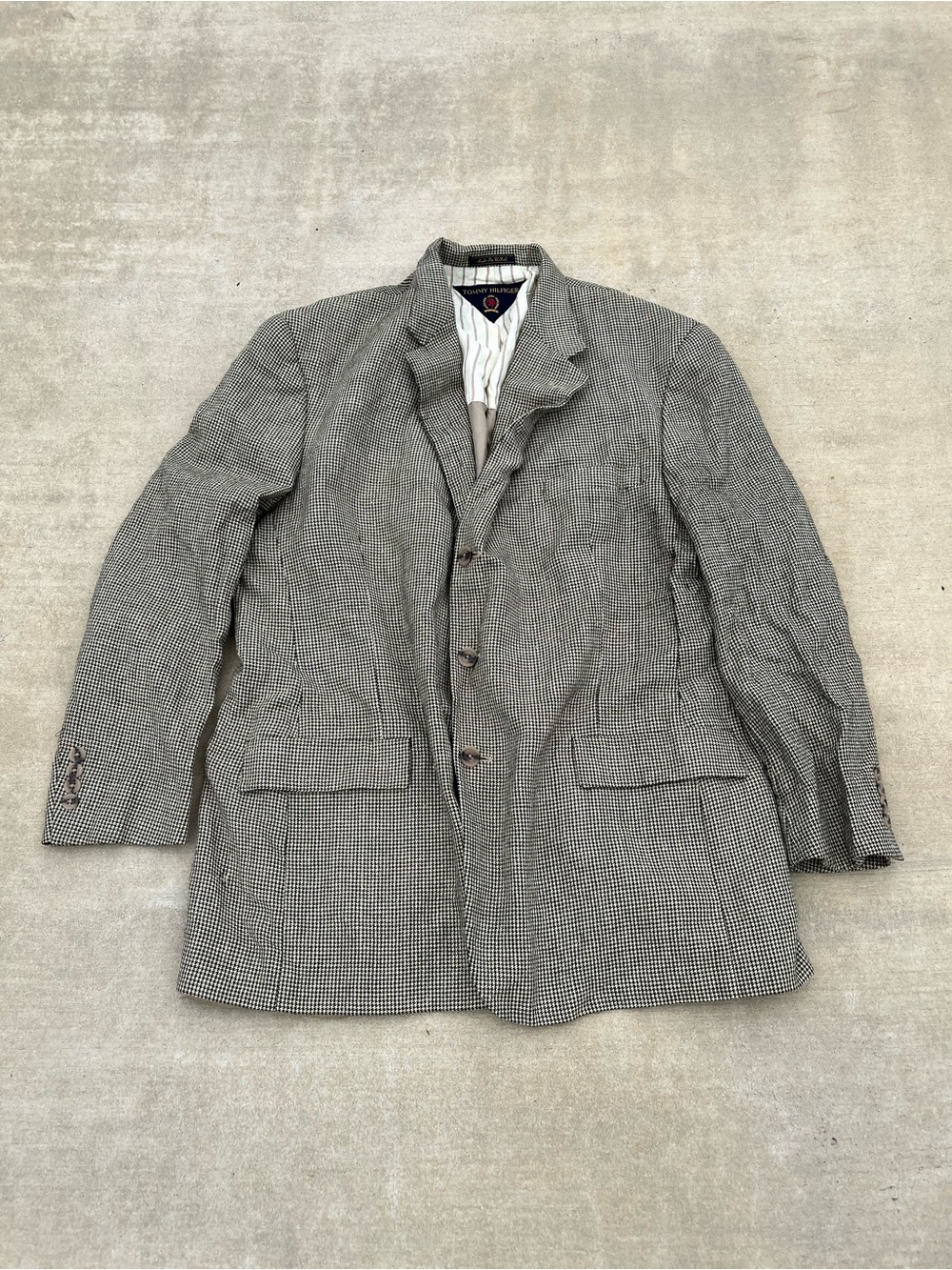 Vintage Women’s Tommy Hilfiger Houndstooth Blazer Made in USA